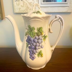 Ceramic Coffee Pot - Cottage Core/Shabby Chic